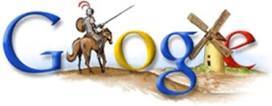 Un doodle para homenajear a Cervantes.